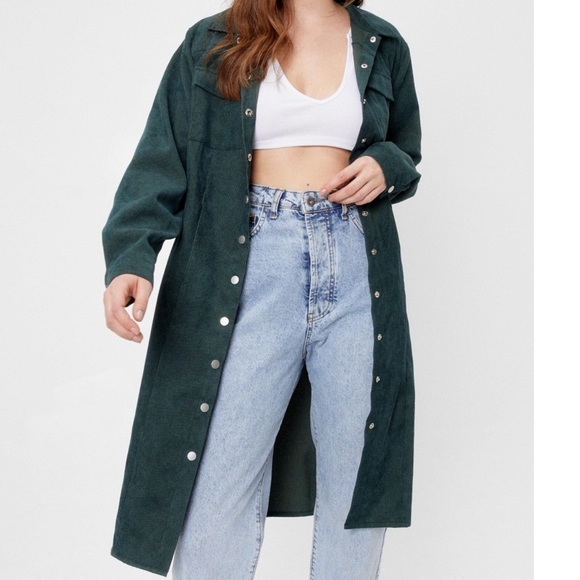 Nasty Gal Jackets & Blazers - 2/$40 Corduroy long line jacket